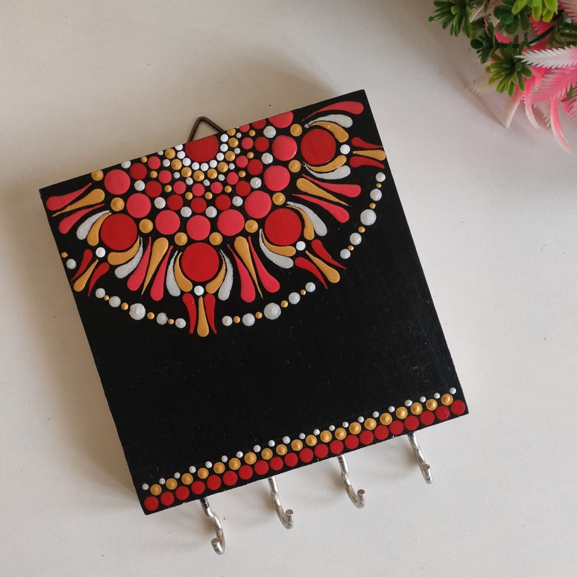 Dot Mandala Keyholder