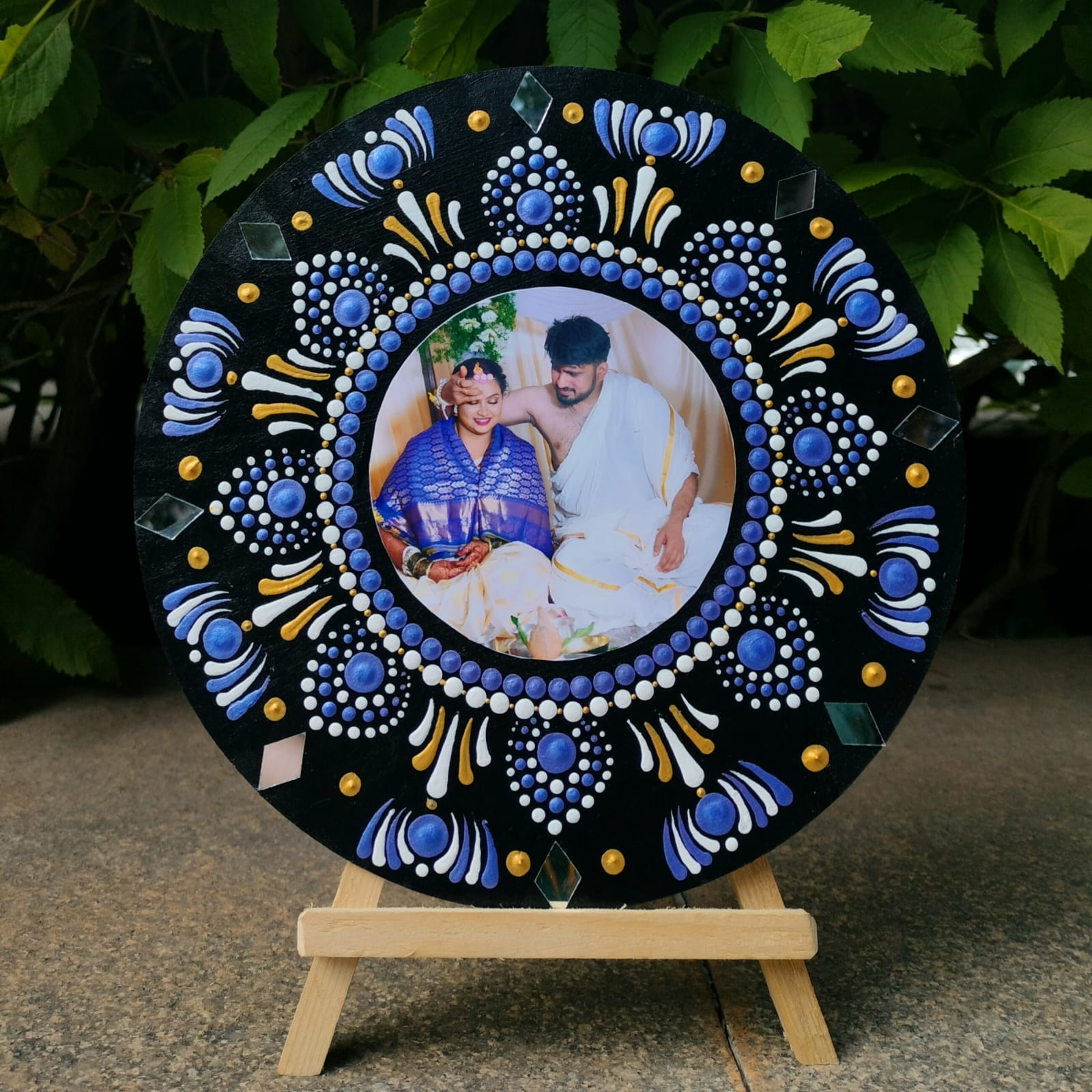 Dot Mandala Photo Frame