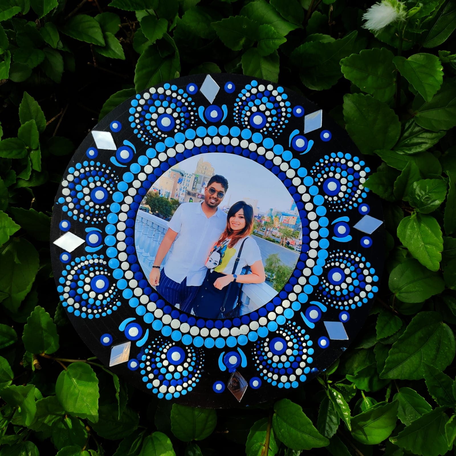 Dot Mandala Photo Frame